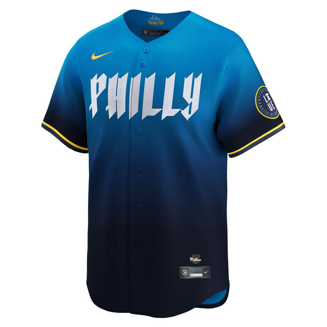 Nike Men's Blue Philadelphia Phillies 2024 City Connect Limited Jersey - Image 3 of 4