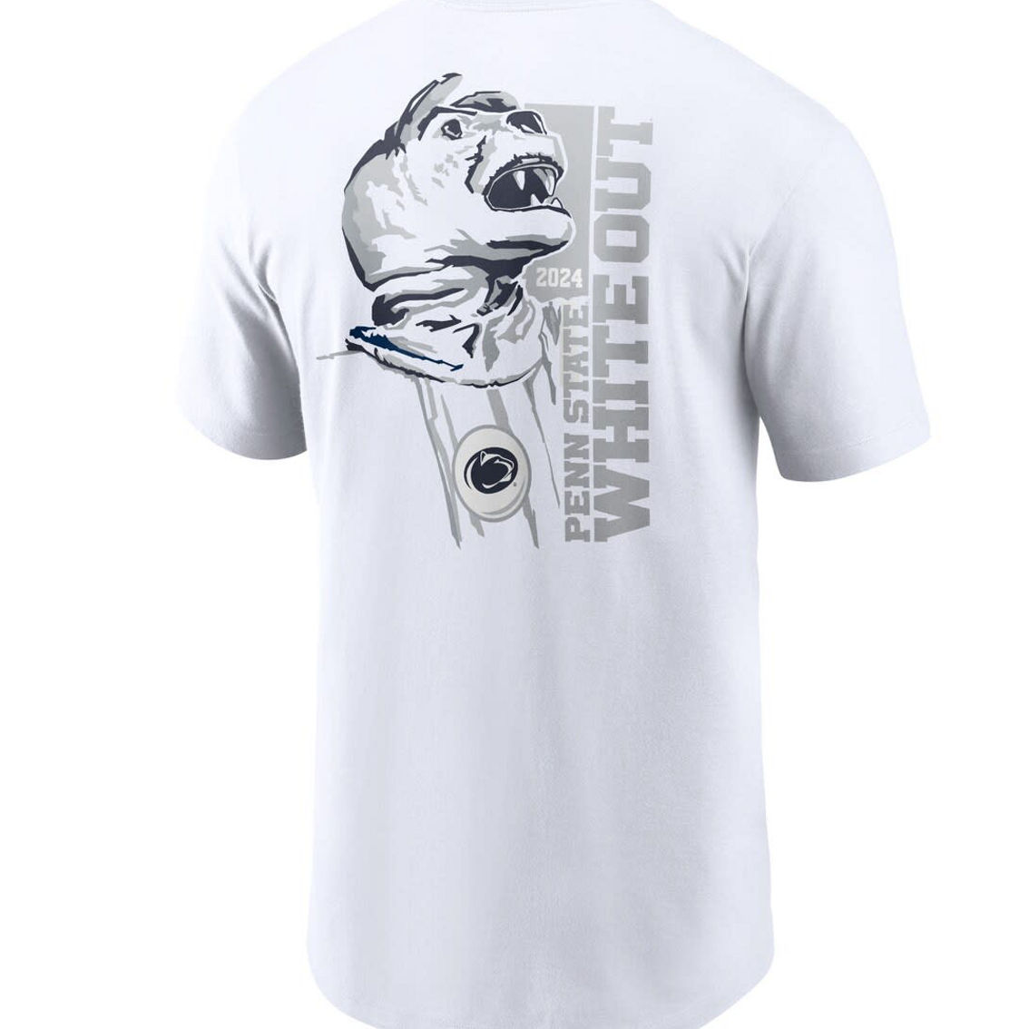 Nike Men's White Penn State Nittany Lions 2024 White Out T-Shirt - Image 4 of 4
