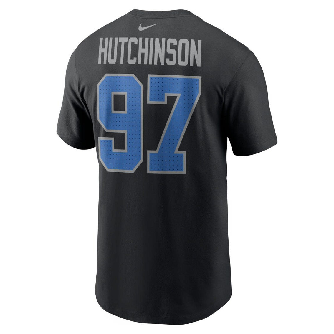 Nike Men's Aidan Hutchinson Black Detroit Lions Player Name & Number T-Shirt - Image 4 of 4