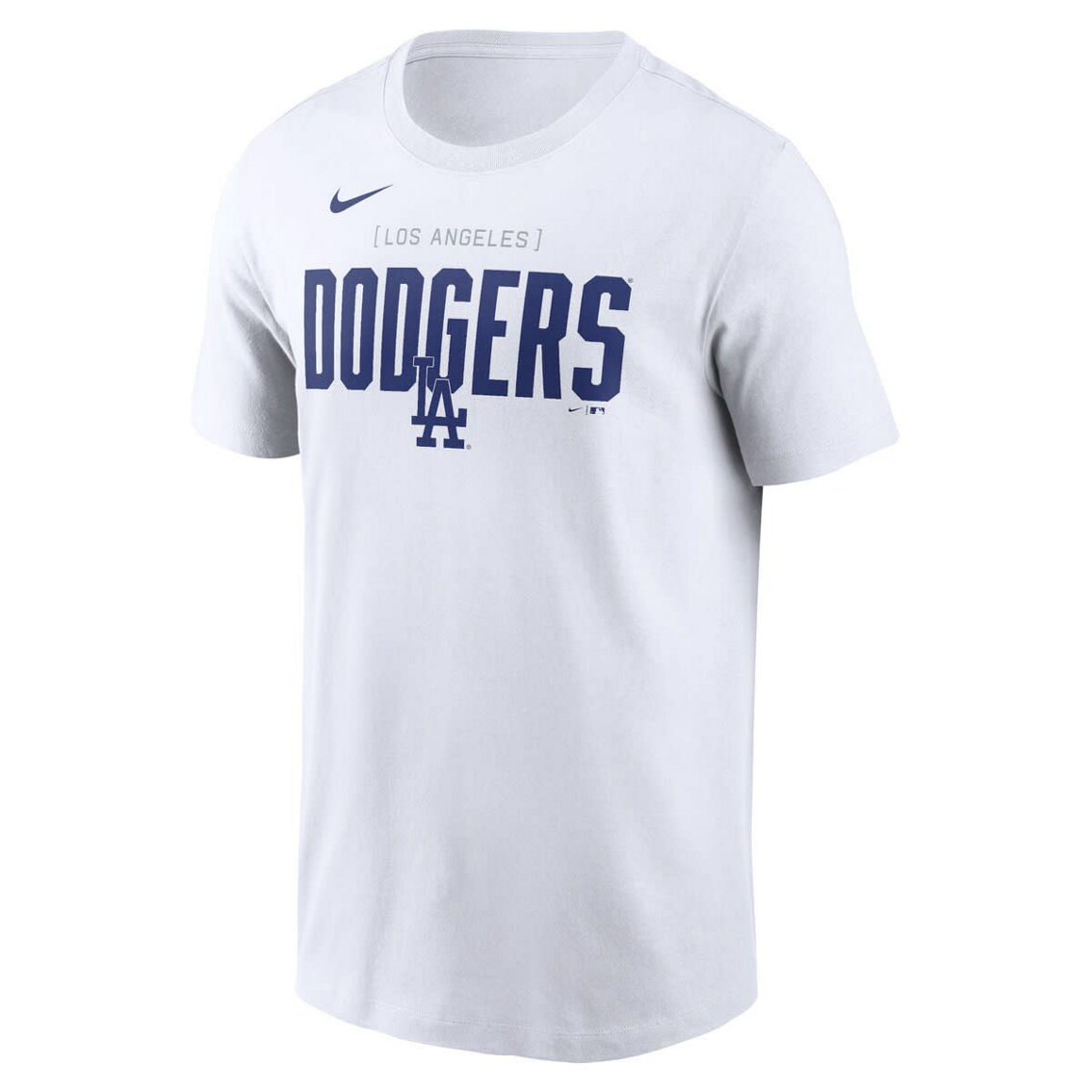 Nike Men's White Los Angeles Dodgers Home Team Bracket Stack T-Shirt - Image 3 of 4