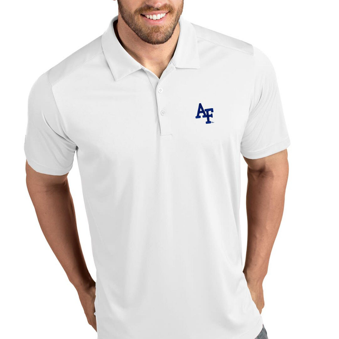 Antigua Air Force Falcons Tribute Polo - White - Image 2 of 2