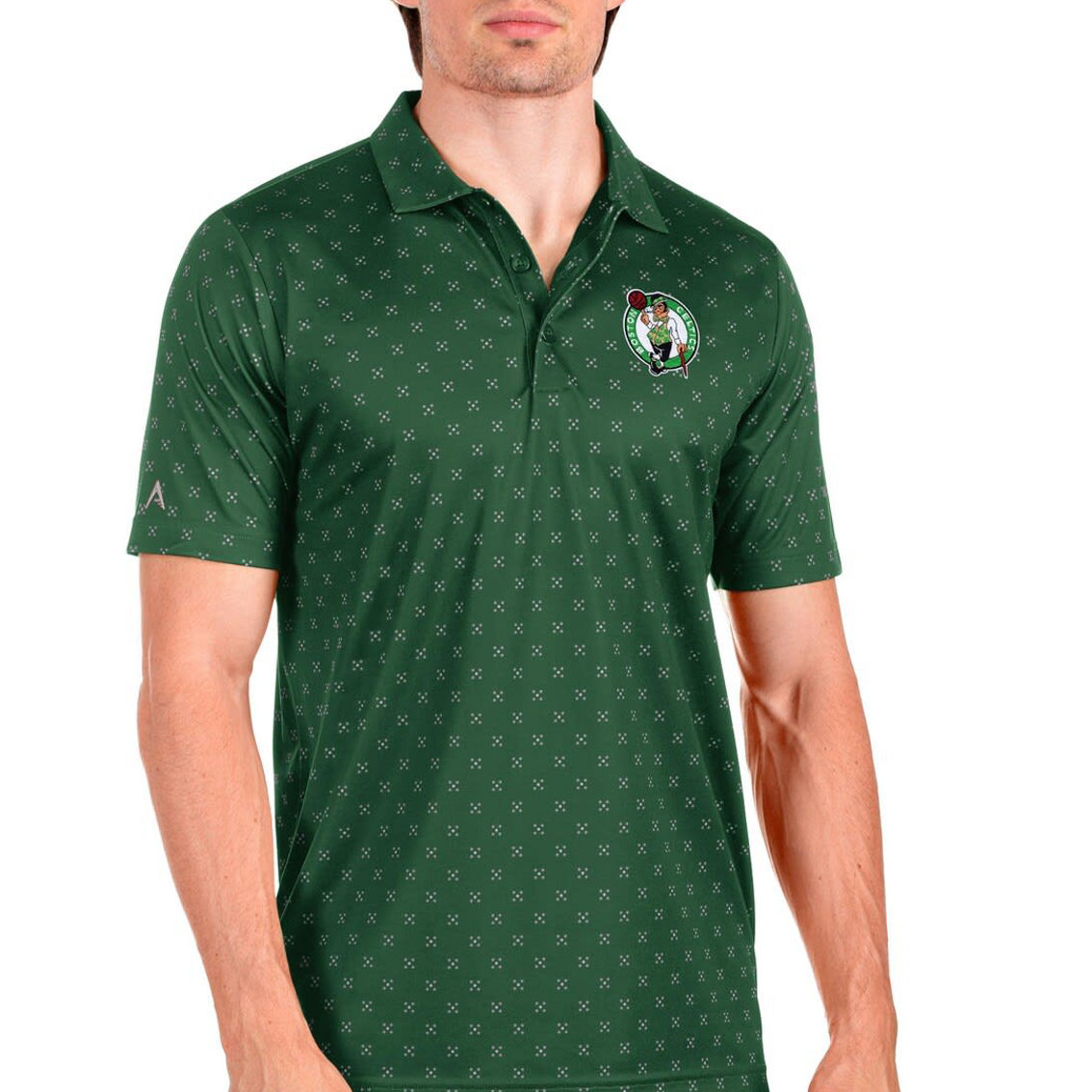 Antigua Men's Kelly Green Boston Celtics Spark Polo - Image 2 of 2