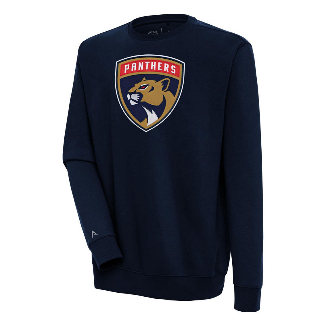Antigua Men's Navy Florida Panthers Victory Pullover Sweatshirt - Image 2 of 2