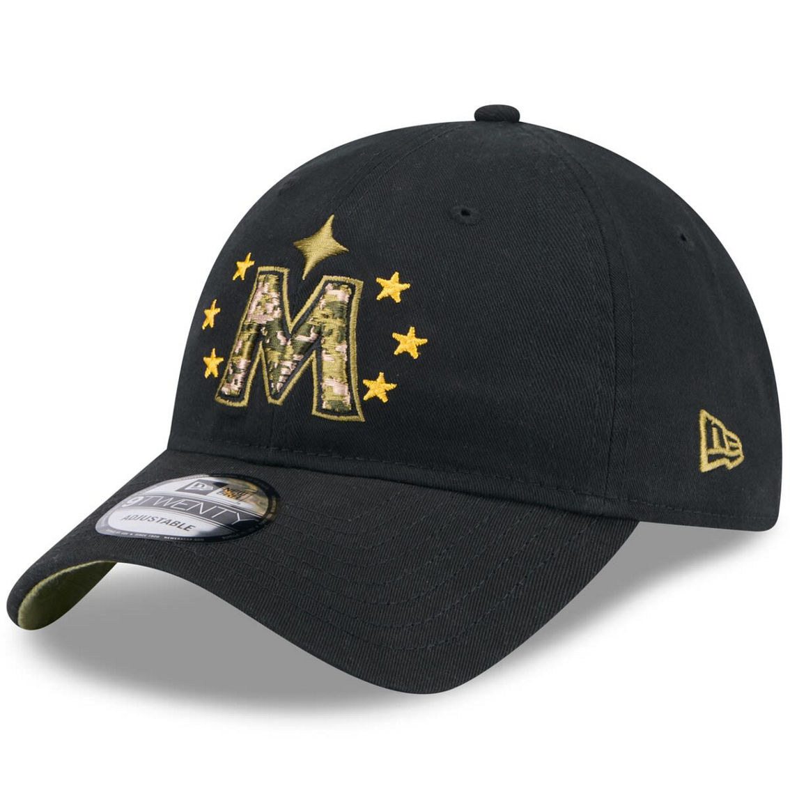 New Era Black Minnesota Twins 2024 Armed Forces Day 9TWENTY Adjustable Hat - Image 3 of 4