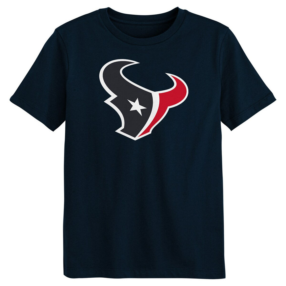 Outerstuff Juvenile Navy Houston Texans Primary Logo T-Shirt - Image 2 of 2