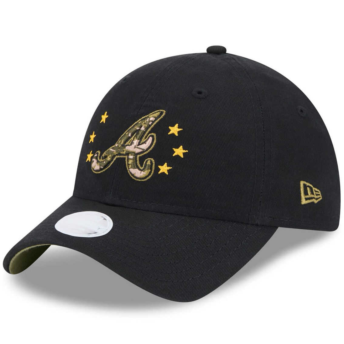 New Era Women's Black Atlanta Braves 2024 Armed Forces Day 9TWENTY Adjustable Hat - Image 4 of 4