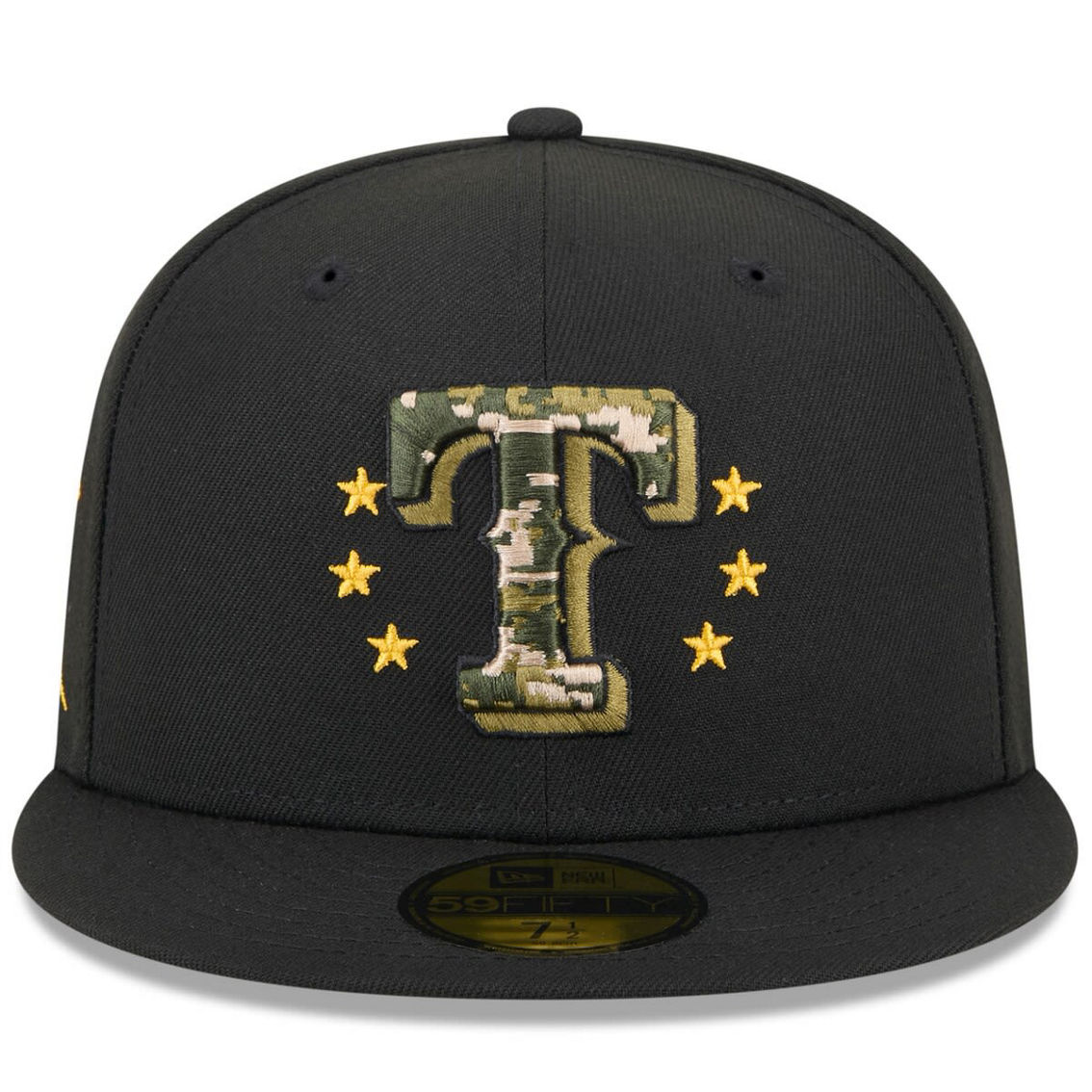 New Era Black Texas Rangers 2024 Armed Forces Day 59FIFTY Fitted Hat - Image 3 of 4