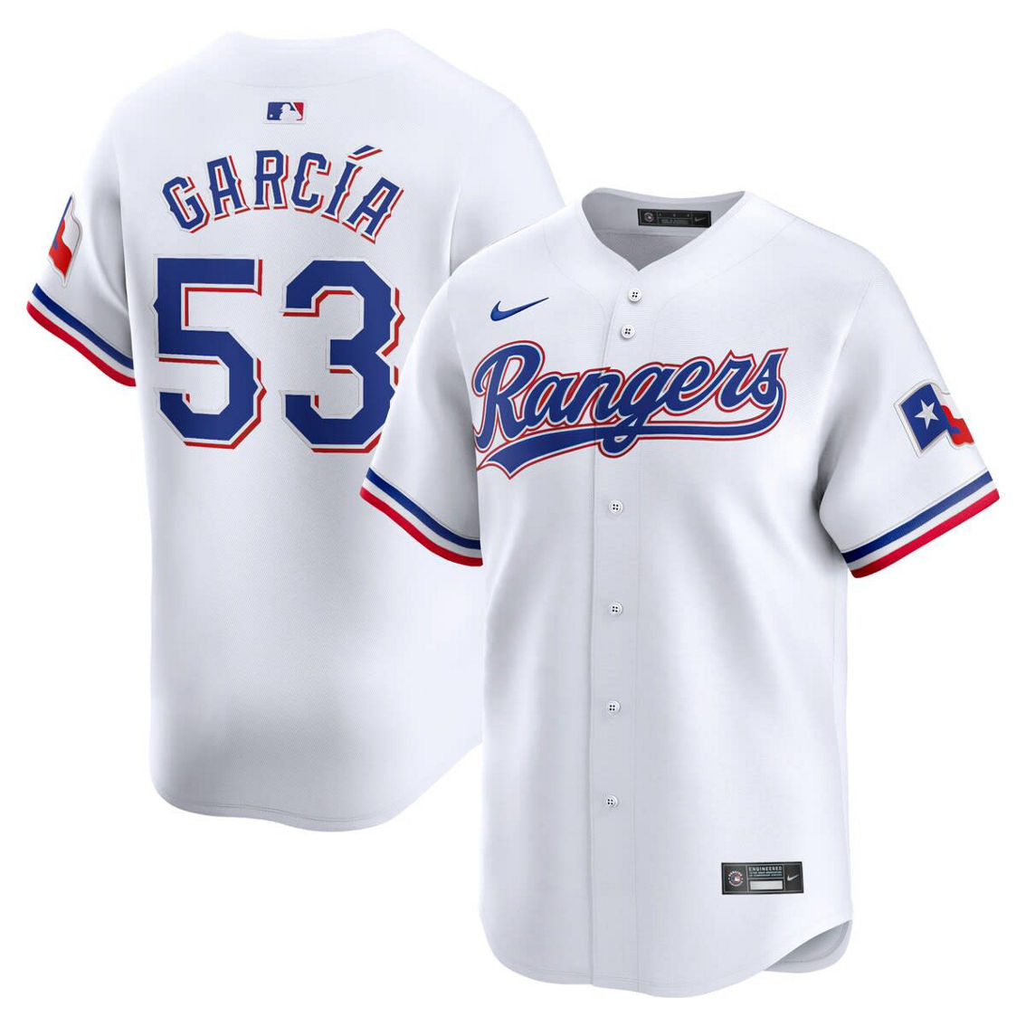 Nike Youth Adolis García White Texas Rangers Home Limited Player Jersey - Image 2 of 2