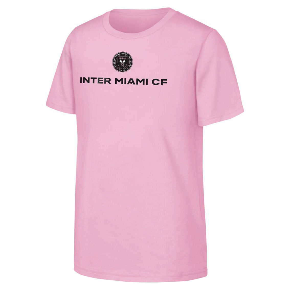 Outerstuff Youth Lionel Messi Pink Inter Miami CF Name & Number T-Shirt - Image 3 of 4