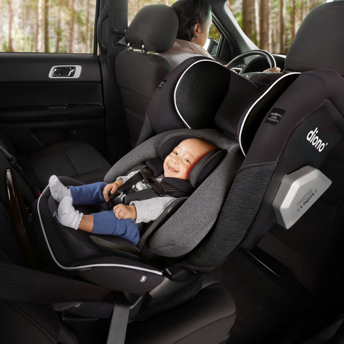 Diono Radian® 3QXT® SafePlus™ All-in-One Convertible Car Seat Black Jet - Image 3 of 5
