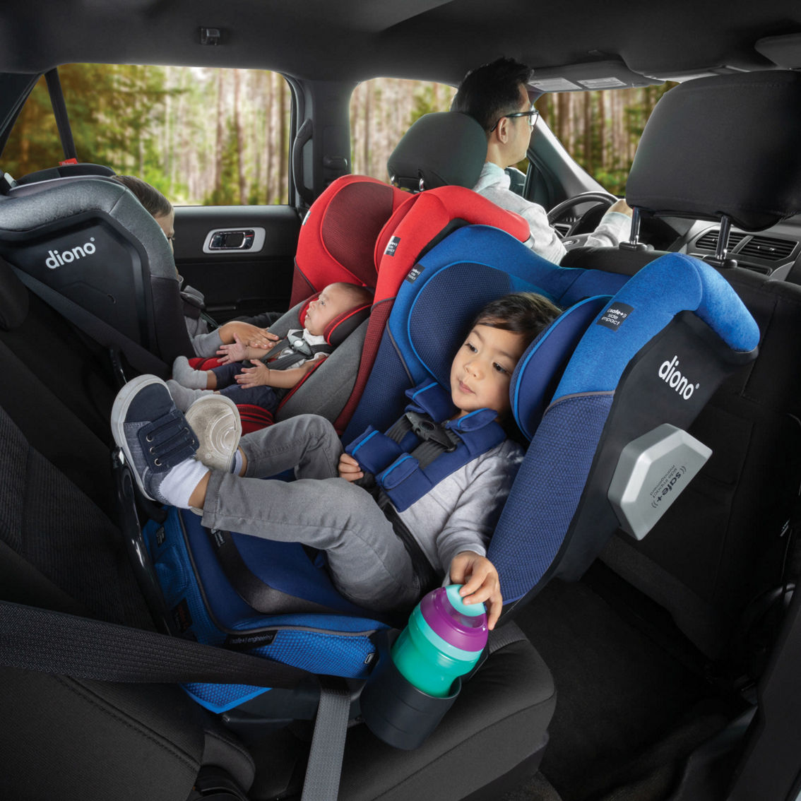 Diono Radian® 3QXT® SafePlus™ All-in-One Convertible Car Seat Black Jet - Image 5 of 5