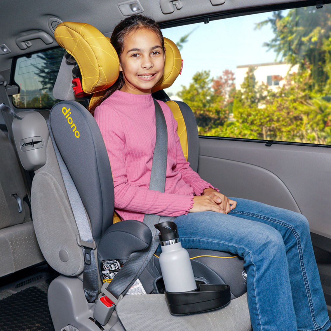 Diono Monterey® 2XT Latch 2-in-1 Booster Car Seat Plum - Image 3 of 5