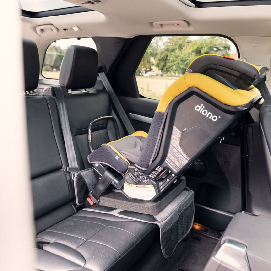 Diono Super Mat® Car Seat Protector Gray - Image 4 of 5
