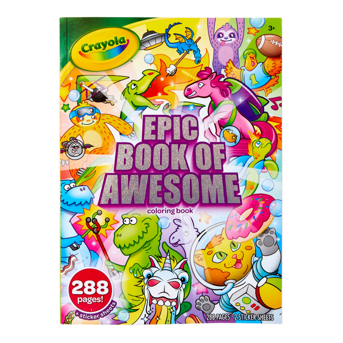 Crayola® Epic Book of Awesome 288-Page Coloring Book, Pack of 6 - Image 2 of 3
