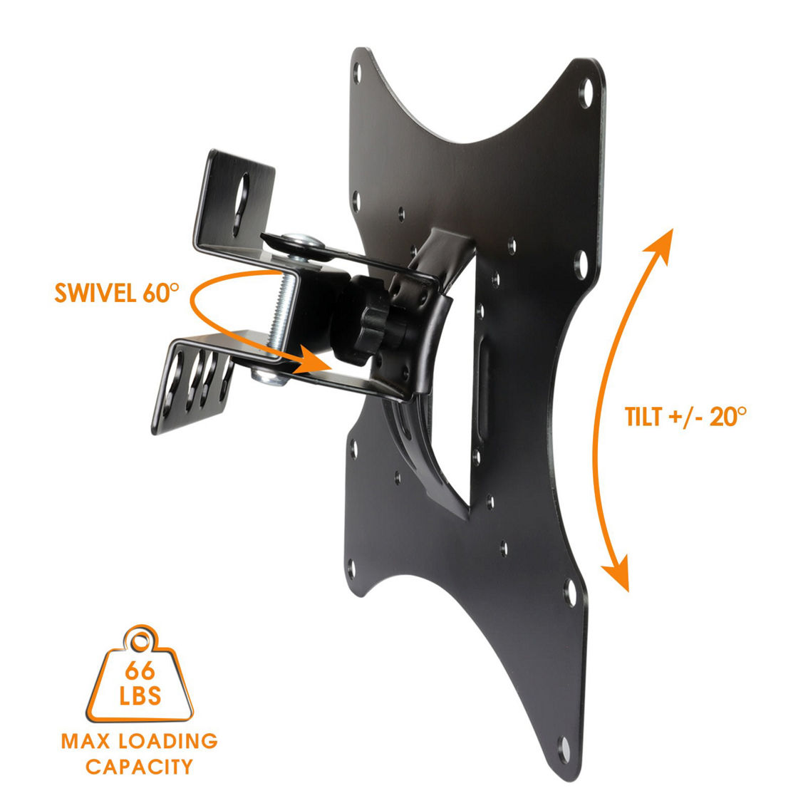 MegaMounts Heavy Duty Full Motion Television Mount for 17- 42 Inch LCD, LED and - Image 2 of 5
