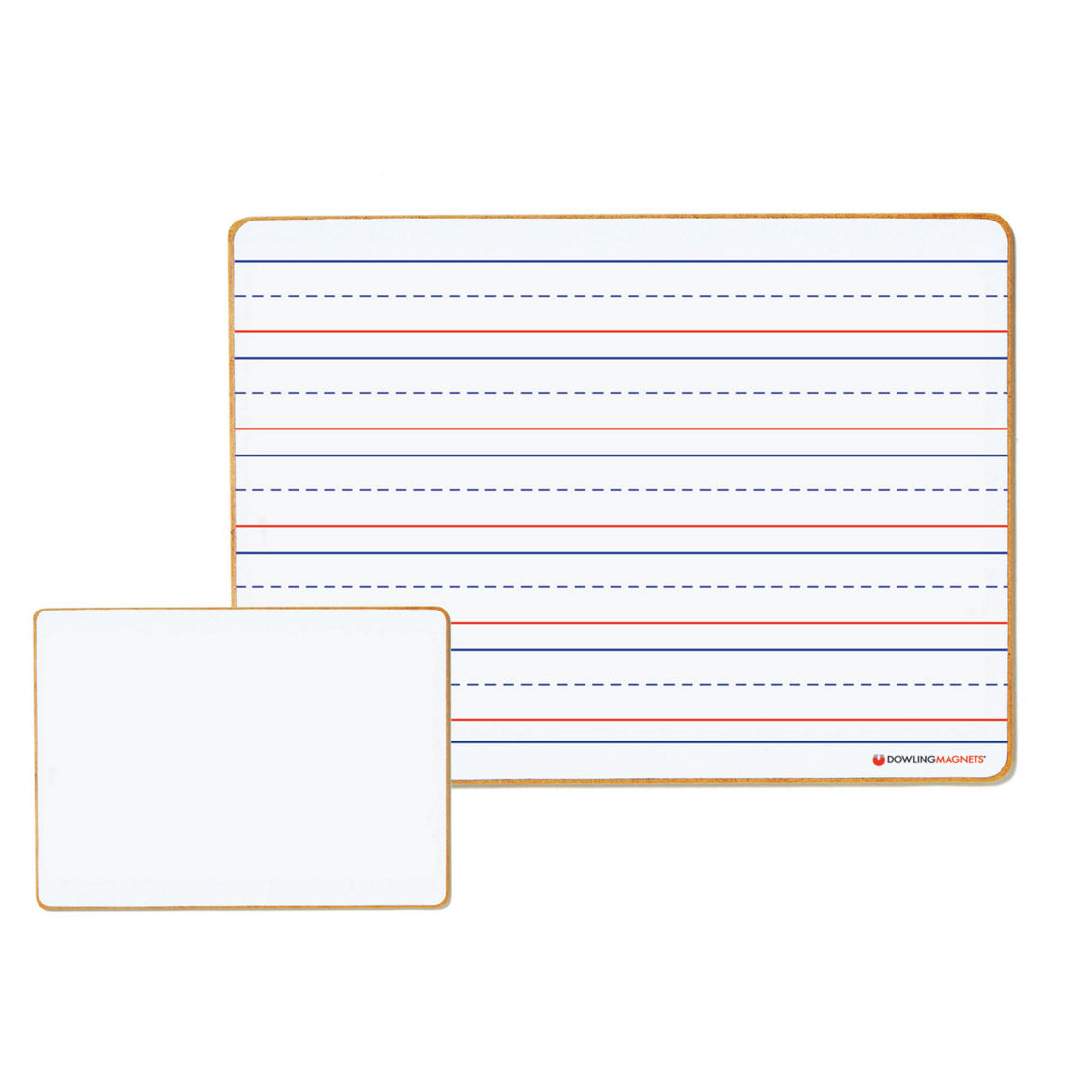 Dowling Magnets® Double-sided Magnetic Dry-Erase Board, Line-Ruled/Blank, Pack of 6 - Image 2 of 2