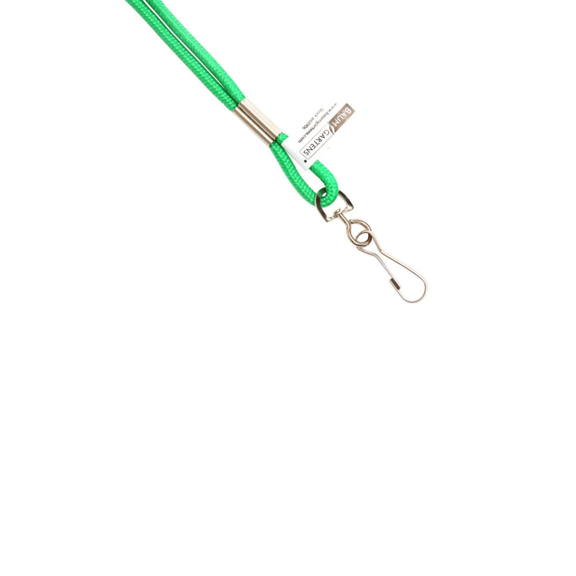 SICURIX Standard Lanyard Hook Rope Style, Green, Pack of 24 - Image 3 of 3