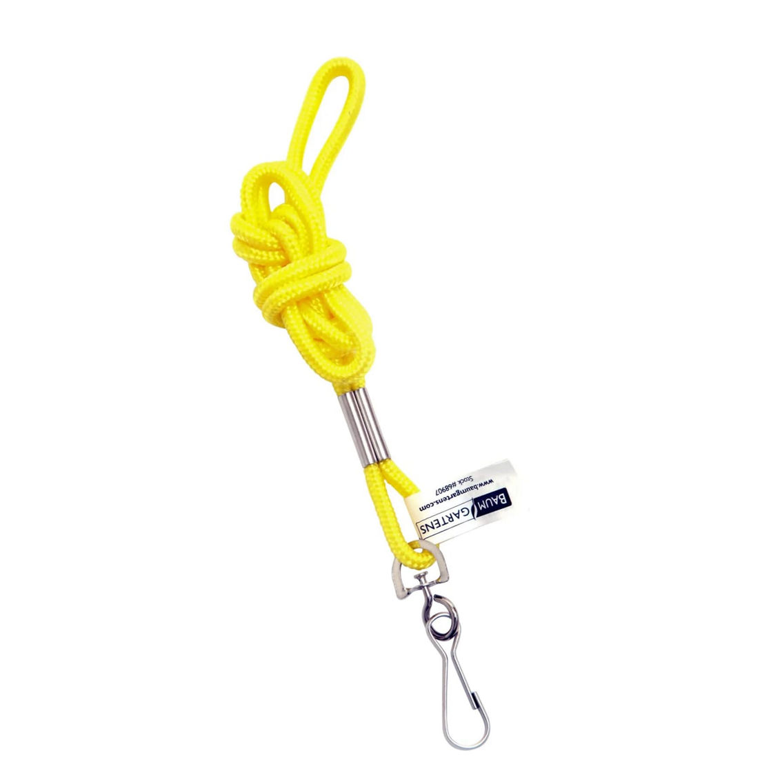 SICURIX Standard Lanyard Hook Rope Style, Yellow, Pack of 24 - Image 2 of 3