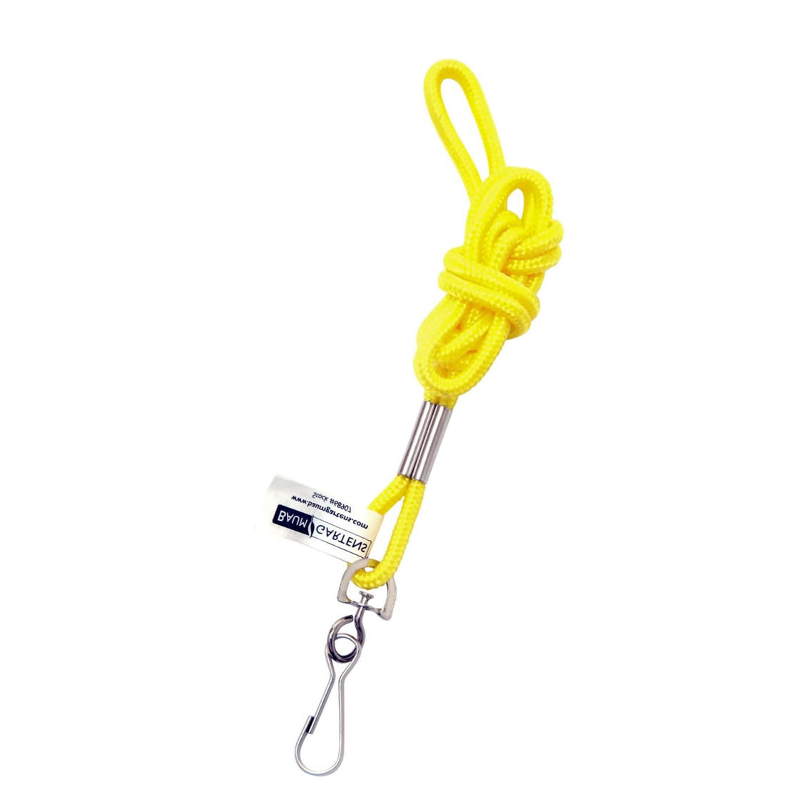 SICURIX Standard Lanyard Hook Rope Style, Yellow, Pack of 24 - Image 3 of 3