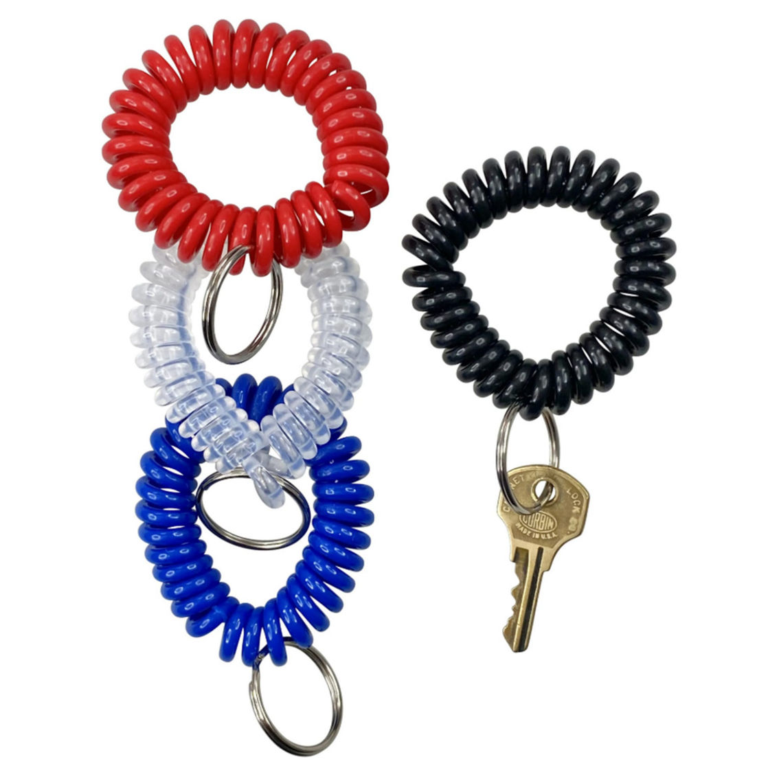 Baumgartens Wrist Coil Key Chain, Pack of 10 - Image 3 of 4