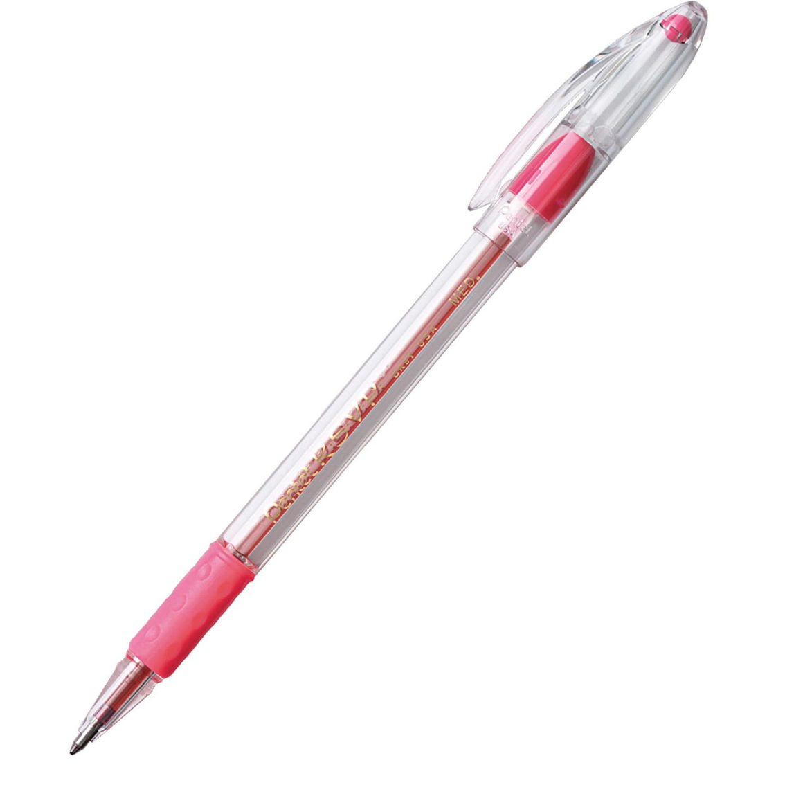 Pentel® R.S.V.P.® Ballpoint Pen, Medium Point, Pink, Pack of 24 - Image 2 of 4