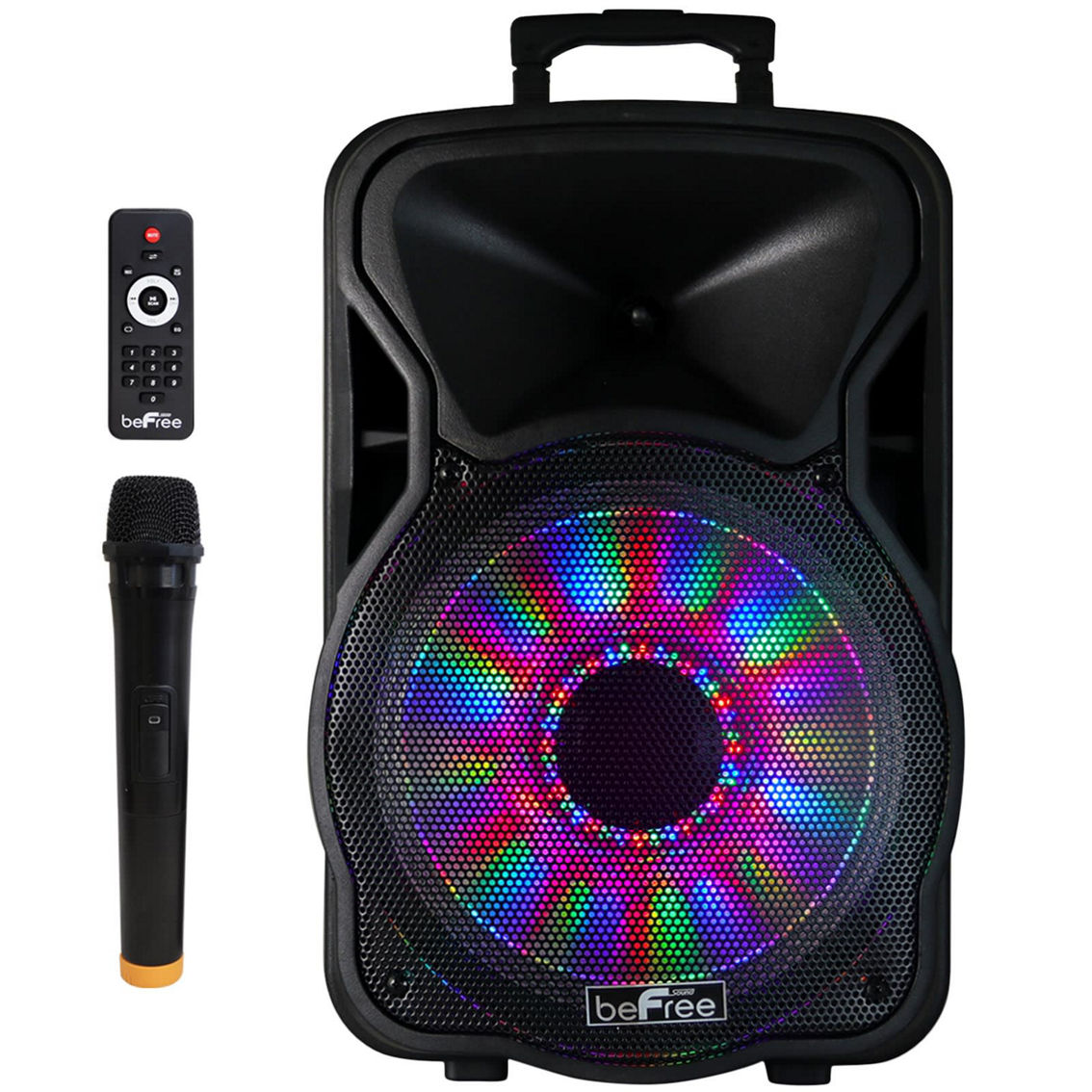 beFree Sound 12 Inch 2500 Watt Bluetooth Rechargeable Portable Party PA Speaker - Image 2 of 5