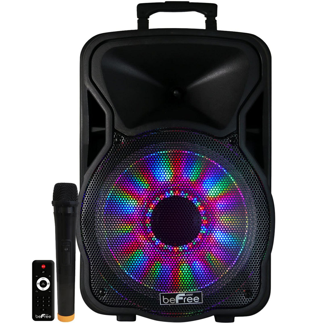 beFree Sound 12 Inch 2500 Watt Bluetooth Rechargeable Portable Party PA Speaker - Image 3 of 5