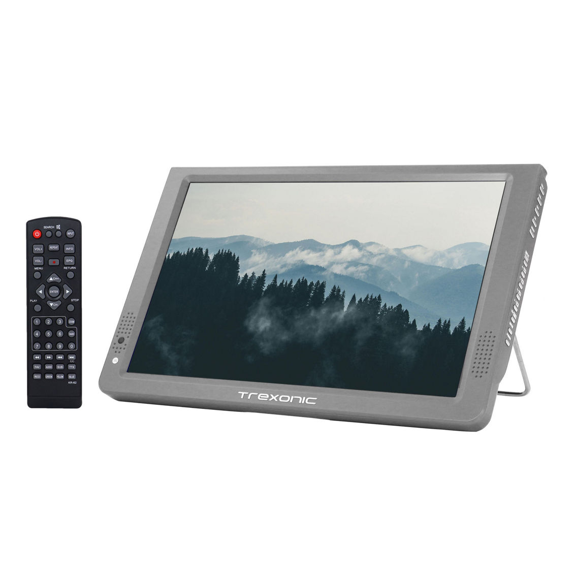 Trexonic Portable Rechargeable 14 Inch LED TV with HDMI, SD/MMC, USB, VGA, AV In - Image 2 of 2