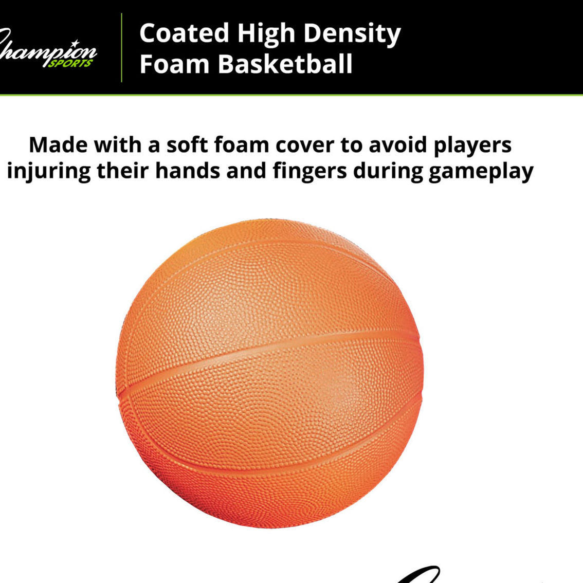 Champion Sports Coated High Density Foam Basketball, Size 3, Pack of 2 - Image 3 of 5