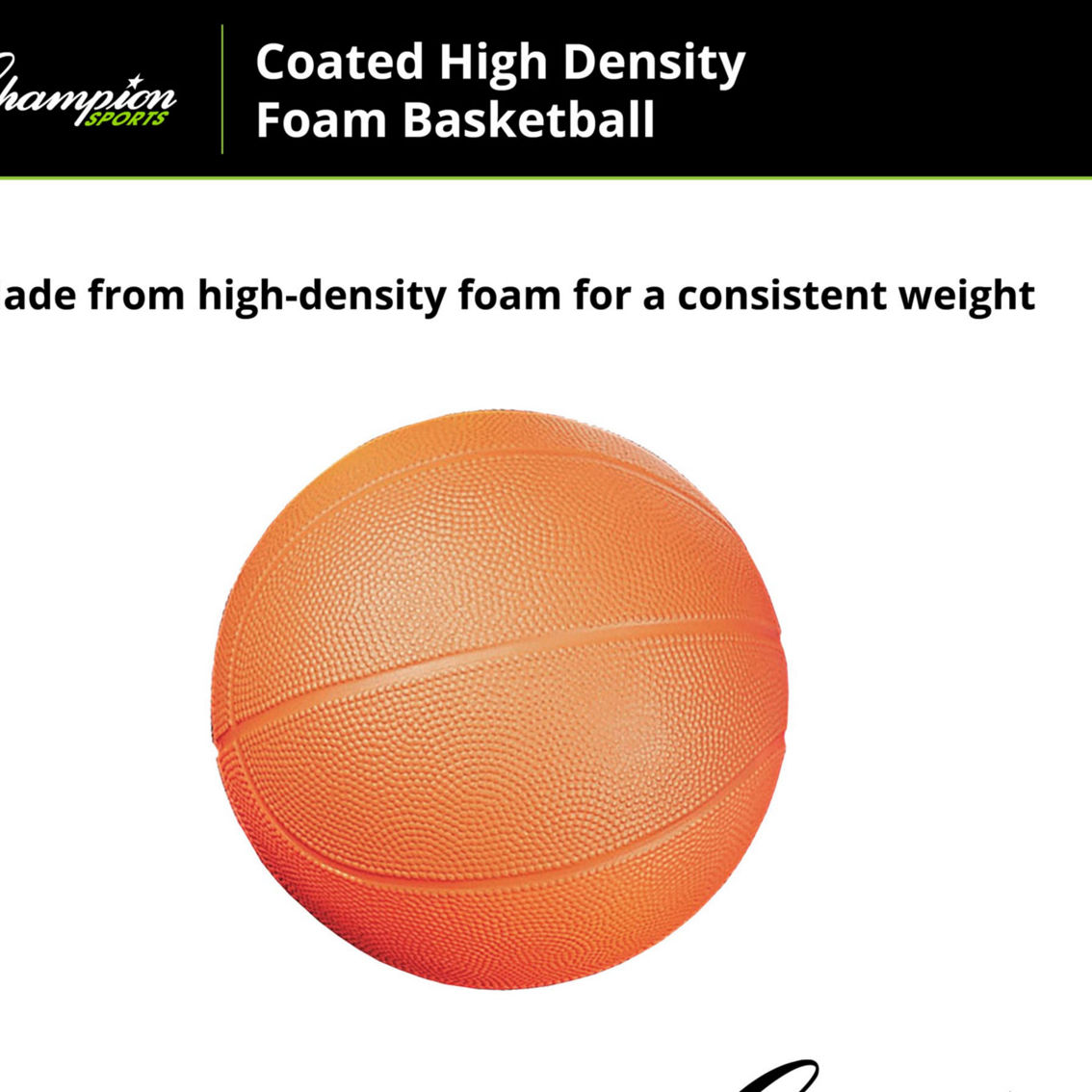 Champion Sports Coated High Density Foam Basketball, Size 3, Pack of 2 - Image 4 of 5