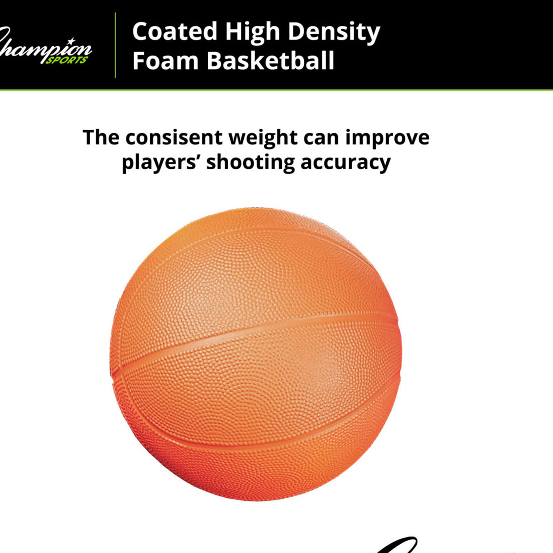 Champion Sports Coated High Density Foam Basketball, Size 3, Pack of 2 - Image 5 of 5