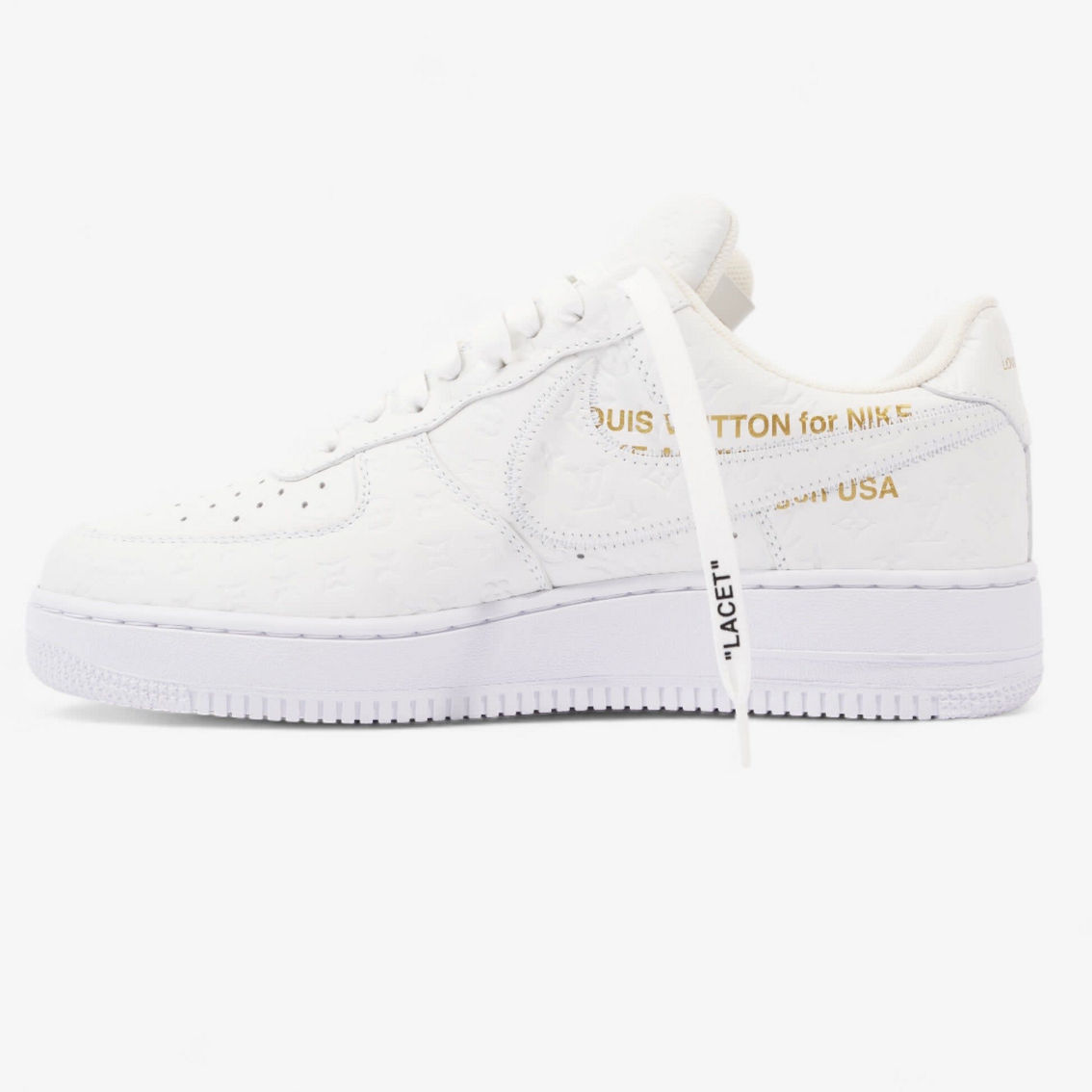 Air Force 1 Low By Virgil Abloh  Embossed Leather (Pre-Owned) - Image 3 of 5
