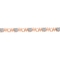 Sterling Silver with 2 Micron 14K Rose Gold Plated Diamond Accent Fashion Bracelet - Image 2 of 2