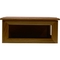 DomEx Hardwoods Hat/Cover Box, Solid Top, Oak - Image 2 of 3