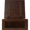 DomEx Hardwoods Hat/Cover Box, Solid Top, Walnut - Image 3 of 3