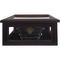 DomEx Hardwoods Hat/Cover Box, Glass Top, Cherry - Image 1 of 3