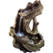 Alpine 41 in. Rainforest Waterfall Tree Trunk Fountain with LED Lights - Image 1 of 6