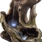Alpine 41 in. Rainforest Waterfall Tree Trunk Fountain with LED Lights - Image 5 of 6