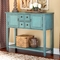 Powell Duplin Blue Console - Image 3 of 3