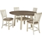Signature Design by Ashley Bolanburg 5 pc. Drop Leaf Counter Table Set - Image 1 of 4