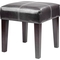 CorLiving Antonio 16 in. Square Bonded Leather Bench - Image 1 of 3