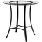 Dorel Living Valerie Counter Height Glass and Metal 3 pc. Dining Set - Image 3 of 4