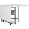 Studio Designs Home Mobile Fabric Cutting Table with Storage - Image 3 of 10