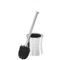 Bath Bliss Hour Glass Shaped Stainless Steel Toilet Brush and Holder Set - Image 1 of 2