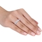 Diamore 14K White Gold 1 1/3 CTW Oval Diamond Semi-Eternity Ring - Image 4 of 4