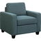 Scott Living Brownswood Transitional Loveseat with Track Arms - Image 3 of 4