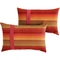 Mozaic Co. Sunbrella Astoria Lagoon Stripe 12 x 24 in. Large Flange Pillow 2 pk. - Image 1 of 2