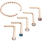 20G Bend and Split Nose Jewelry 6 pk. - Image 1 of 2