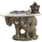 Design Toscano Elephant's Majesty Glass Topped Cocktail Table - Image 1 of 2