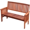 CorLiving Miramar Hardwood Outdoor Bench - Image 2 of 4